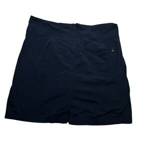 Royal Robbins Black Stretch Athletic Tennis Golf Skort Skirt W/shorts Size 6